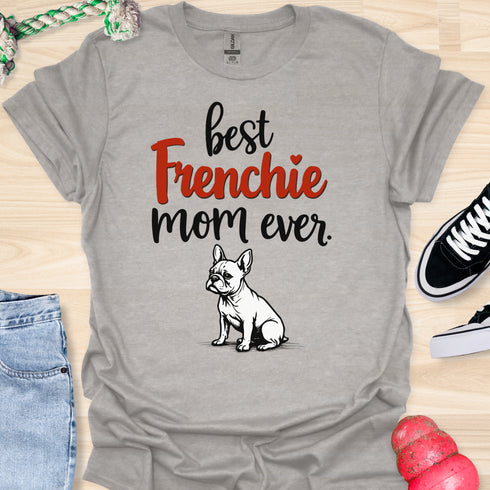 Best frenchie mom ever - V4 - Elegant Card T-Shirt